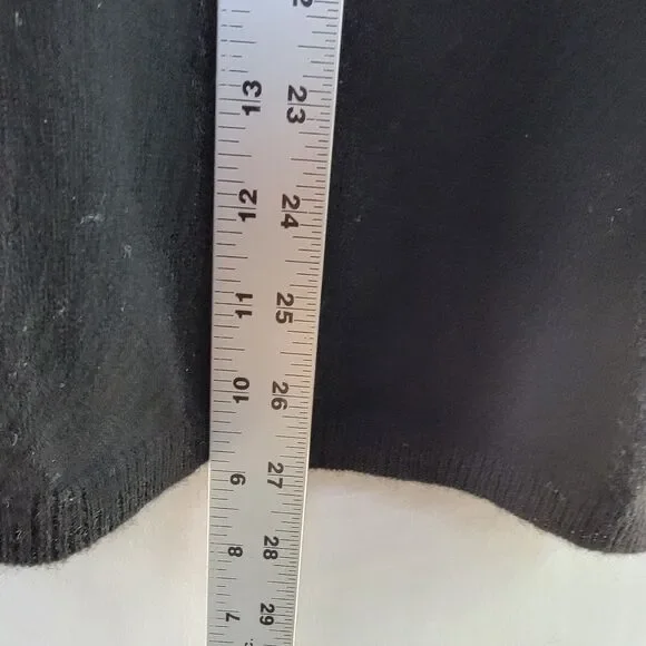 Charter Club 2-PLY 100% Cashmere Black Classic Turtleneck Sweater Size L - Picture 6 of 7
